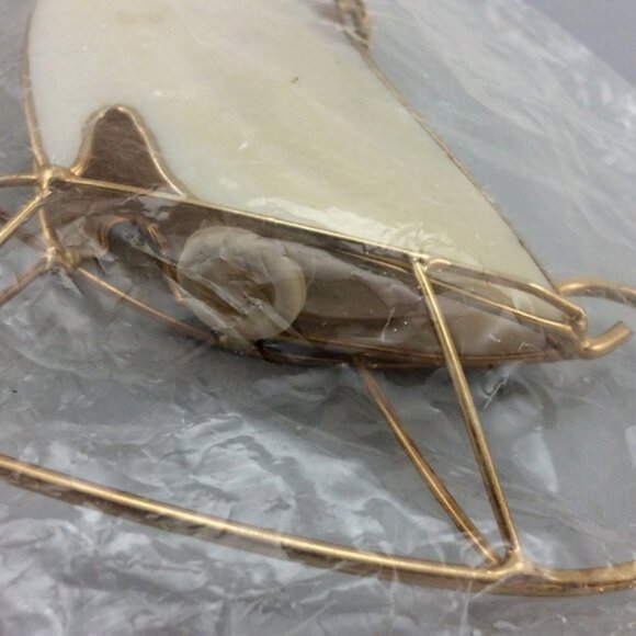 Shell Figure Skate Christmas Ornament Fits Over Bulb Cover Old Fashioned - Picture 14 of 16
